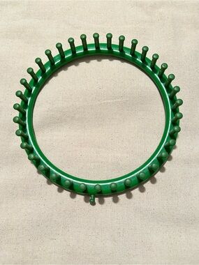 Provo Craft | Craft Tool | Knifty Knitter Green Round Knitting Loom Ring